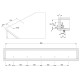 RUNNER FOR SLIDING KITCHEN TOP, 60cm RUNNERS FOR SLIDING KITCHEN TOPS
